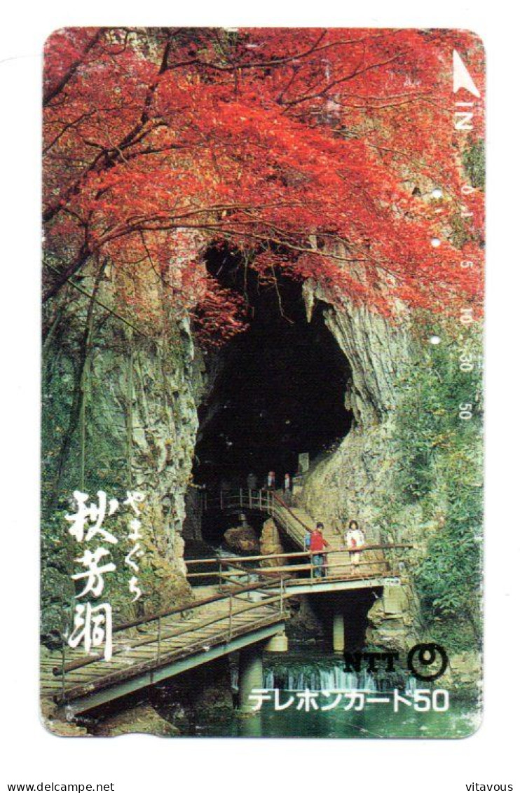 Grotte Cave Télécarte JAPON Phonecard Telefonkarte (K 143) - Paesaggi