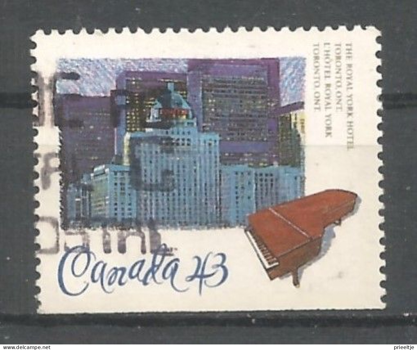 Canada 1993 Royal York Hotel Toronto Y.T. 1313 (0) - Used Stamps