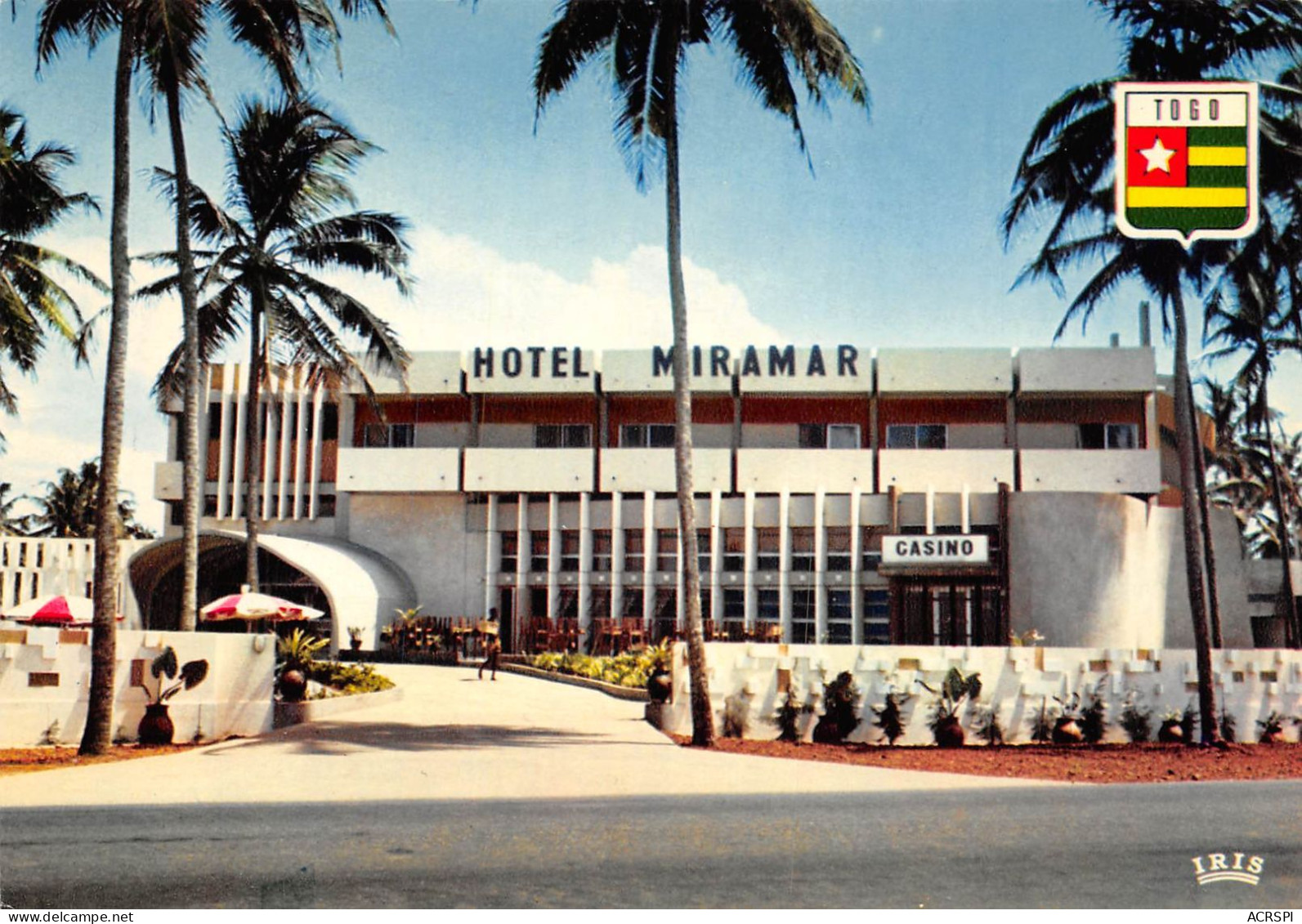 TOGO Lomé Hotel Miramar Carte Vierge Non Circulé éditions Iris  (Scans R/V) N° 14 \MP7103 - Togo