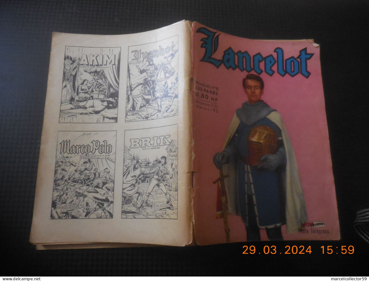 Lancelot N°10 Année 1962 Be - Kleine Formaat