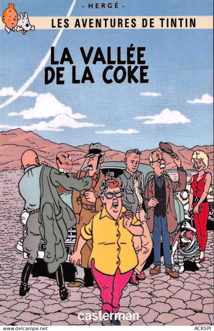 TINTIN LA VALLEE DE LA COKE  éditions Casterman (2 Scans) N° 11 \MP7116 - Bandes Dessinées