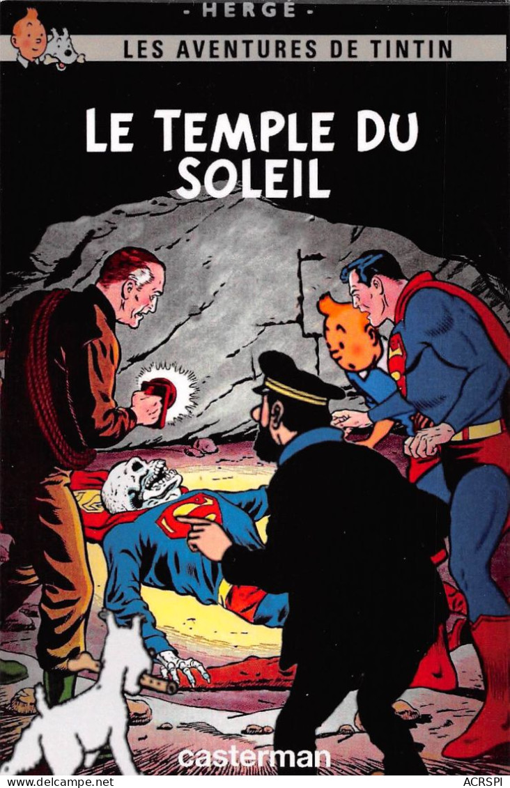 TINTIN Le Temple Du Soleil Avec SUPERMAN édition Casterman (Scan R/V) N° 35 \MP7115 - Comics