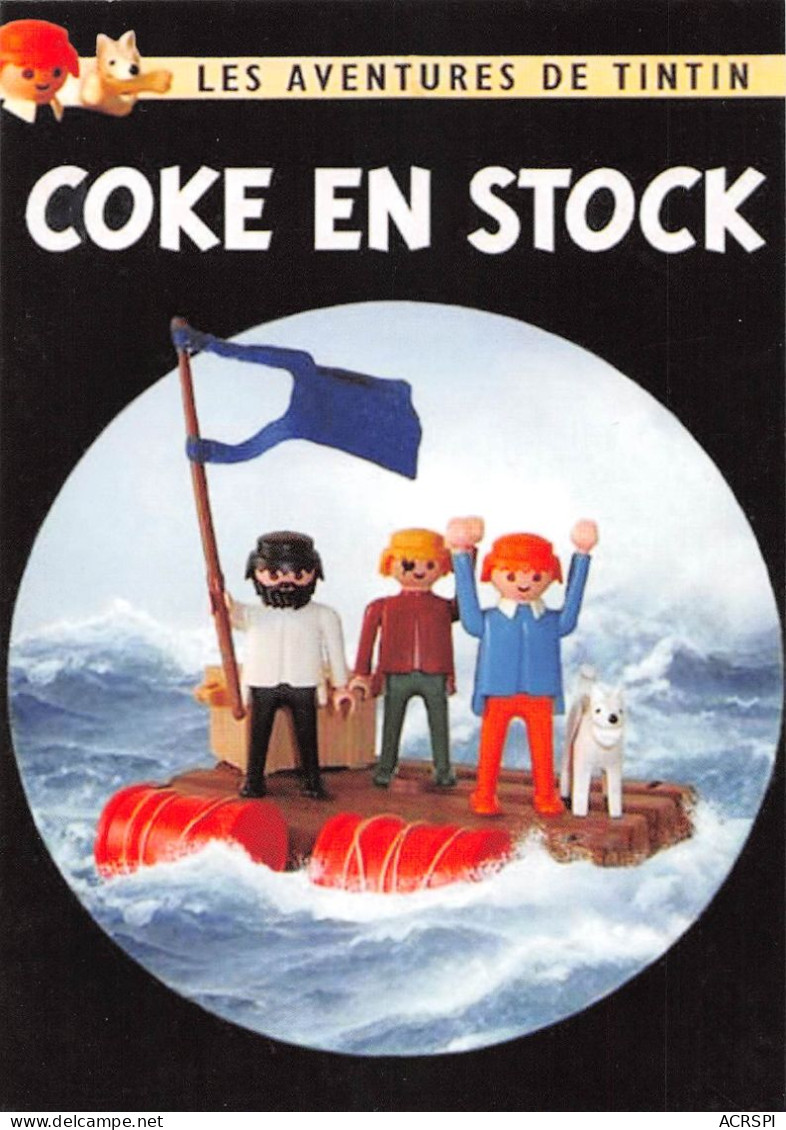 TINTIN Coke En Stock Playmobiles Casterman  Non Voyagé  (2 Scans) N° 59 \MP7114 - Comics