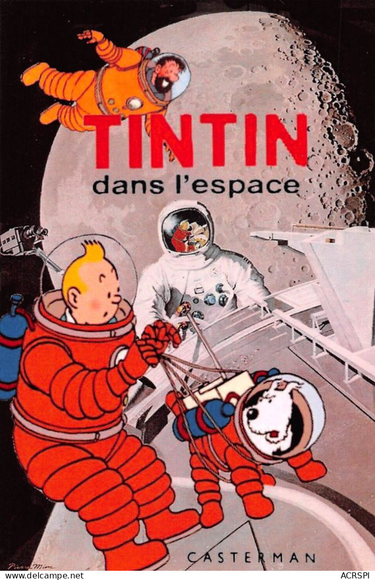 TINTIN Dans L'espace Objectif Lune Casterman  Non Voyagé  (2 Scans) N° 60 \MP7114 - Comics