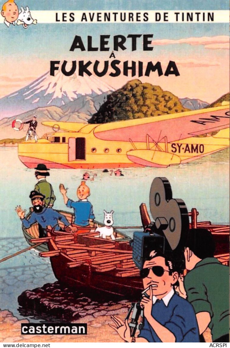 TINTIN Alerte à Fukushima Casterman Dos Vierge Non Voyagé  (2 Scans) N° 49 \MP7114 - Bandes Dessinées