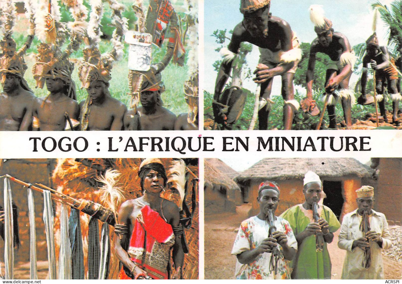TOGO L'Afrique En Miniature Niamtougou Cotocoli Lomé Trés Beau Timbre éditions Limusco (2 Scans) N° 4 \MP7113 - Togo