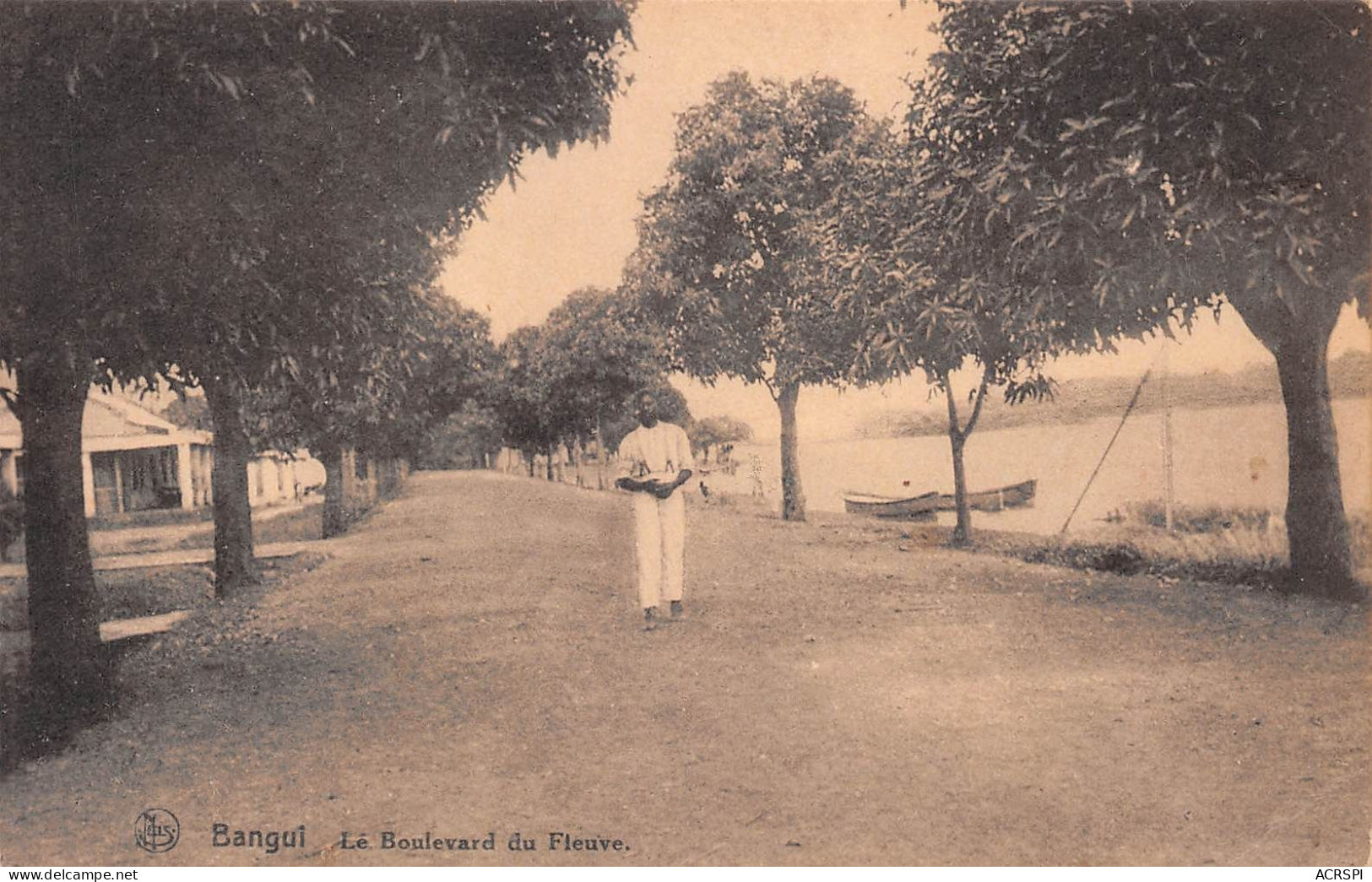 Rép Centrafricaine BANGUI  Le Boulevard Du Fleuve édition Nels Carte Vierge Non Circulé (Scan R/V) N° 68 \MP7121 - Centraal-Afrikaanse Republiek