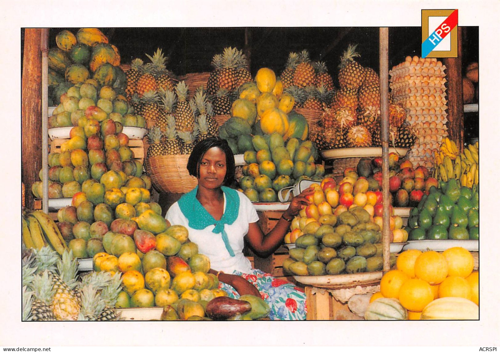 TOGO Lomé Marché Des Fruits De Hanoukope Jeune Fille Dos Vierge Non Circulé éd HAZOUME  (Scan R/V) N° 65 \MP7135 - Togo