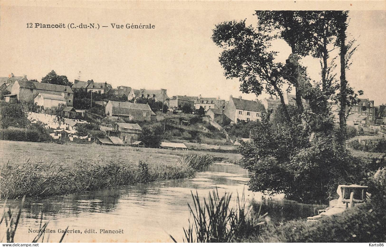 Plancoët * Vue Générale Sur Le Village - Plancoët