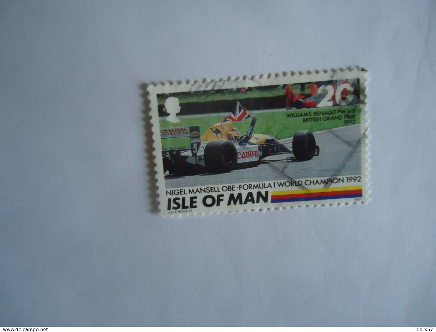 ISLE OF MAN USED    STAMPS  RALLY CARS - Isla De Man