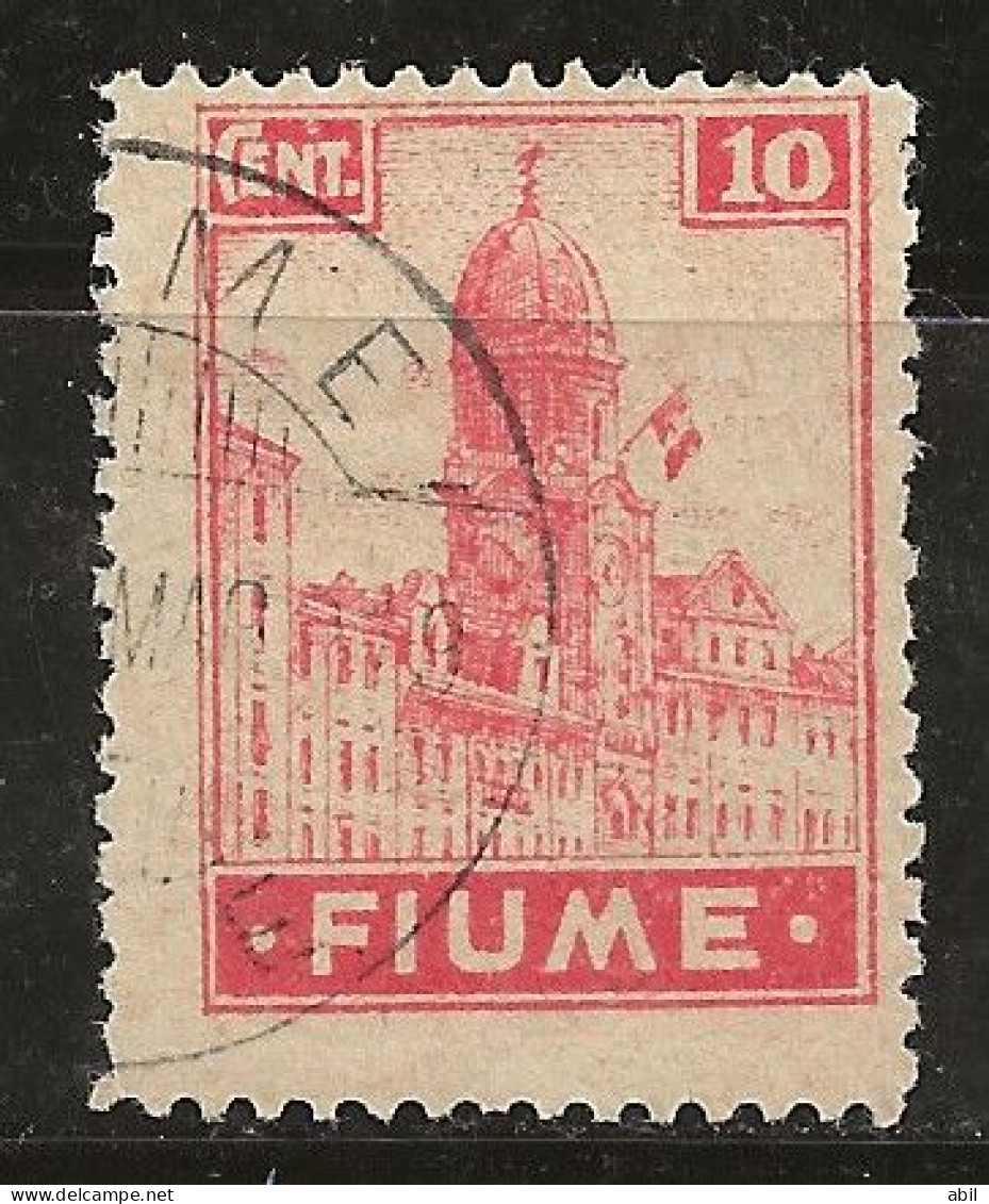 Italie 1919 N°Y.T. : Fiume 35 Obl. - Fiume