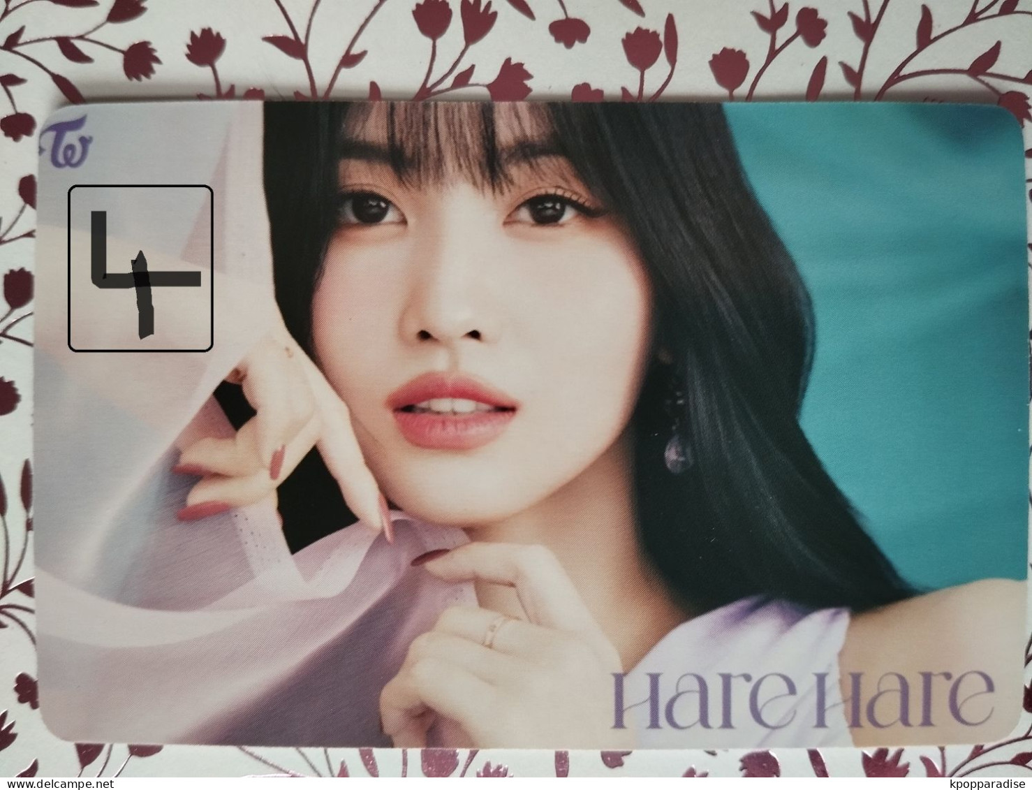 Photocard K POP Au Choix  TWICE Hare Hare Japan 10th Single Miomo - Altri Oggetti