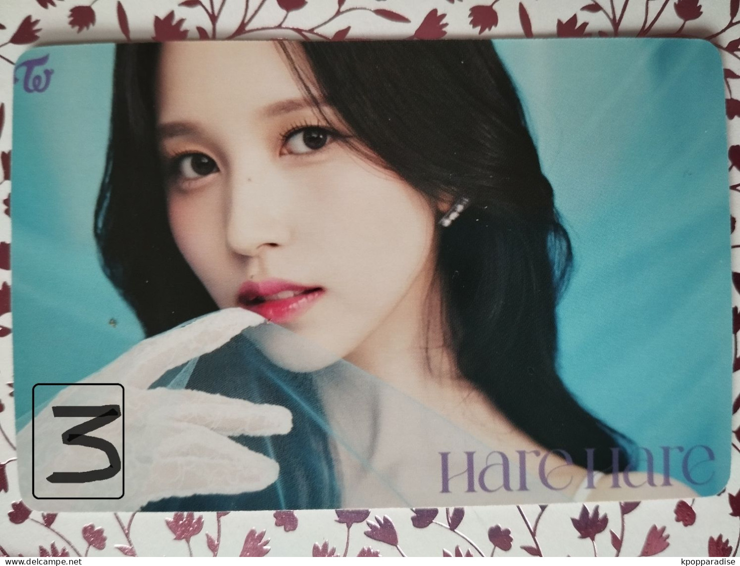 Photocard K POP Au Choix  TWICE Hare Hare Japan 10th Single Mina - Altri Oggetti