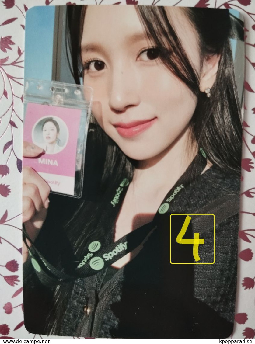 Photocard K POP Au Choix  TWICE Hare Hare Japan 10th Single Mina - Other Products