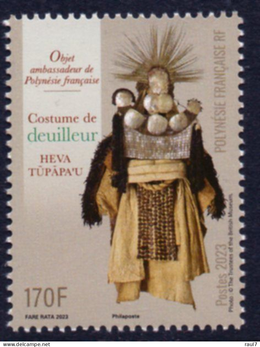 Polynésie Française 2023 - Costume De Deuilleur - 1 Val Neufs // Mnh - Neufs