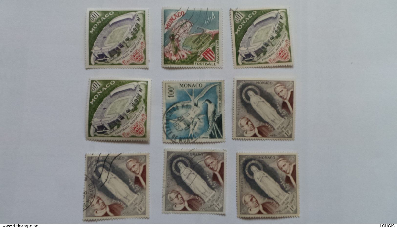 Lots Timbres Monaco - Collections, Lots & Séries