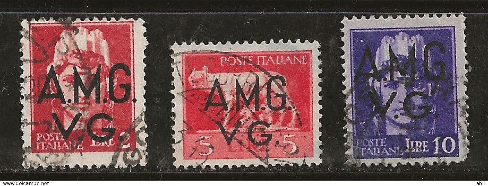 Italie 1919 N°Y.T. : Occ. Inter 10,14 Et 16 Obl. - Used