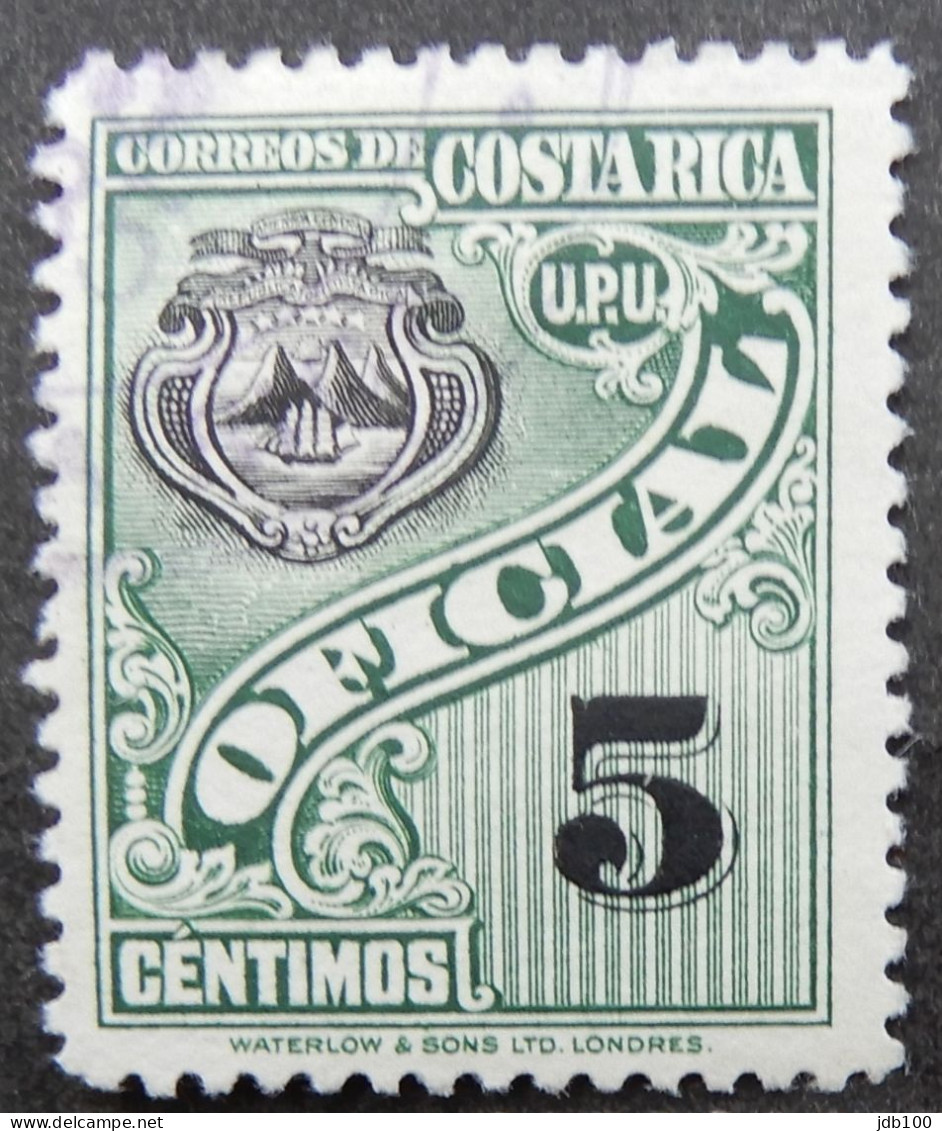 Costa Rica 1926 (3a) Armoires Scott With - Costa Rica