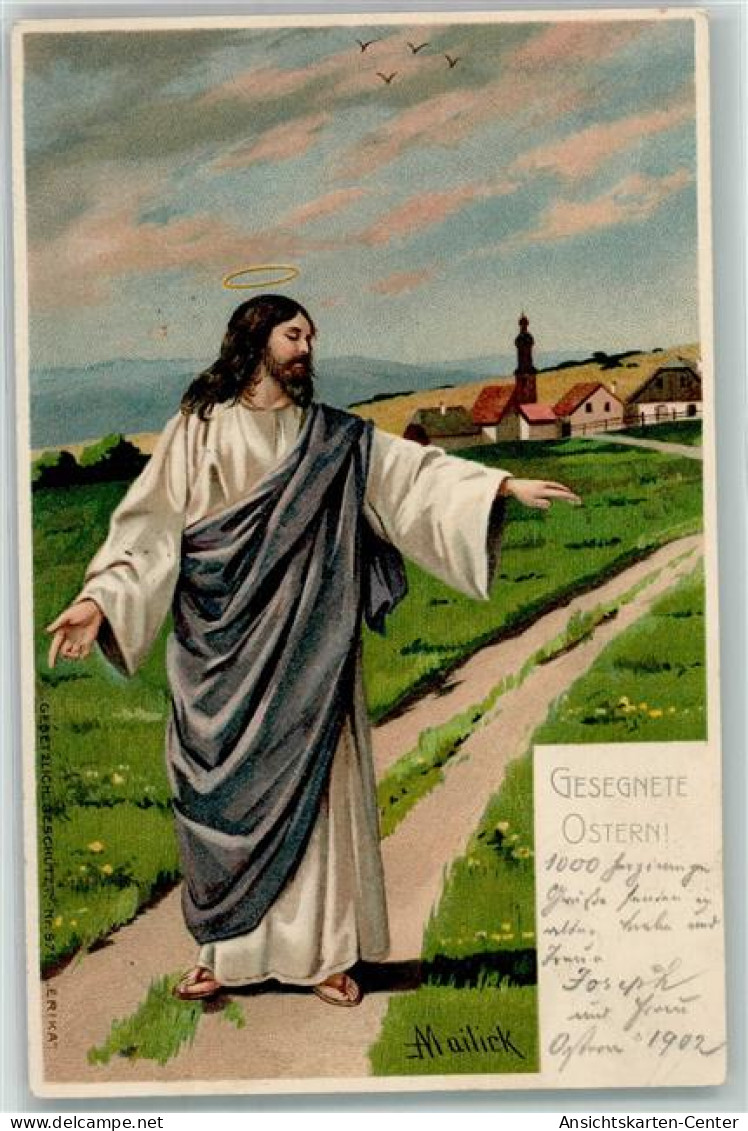 39147601 - Gesegnete Ostern Christus AK - Kley