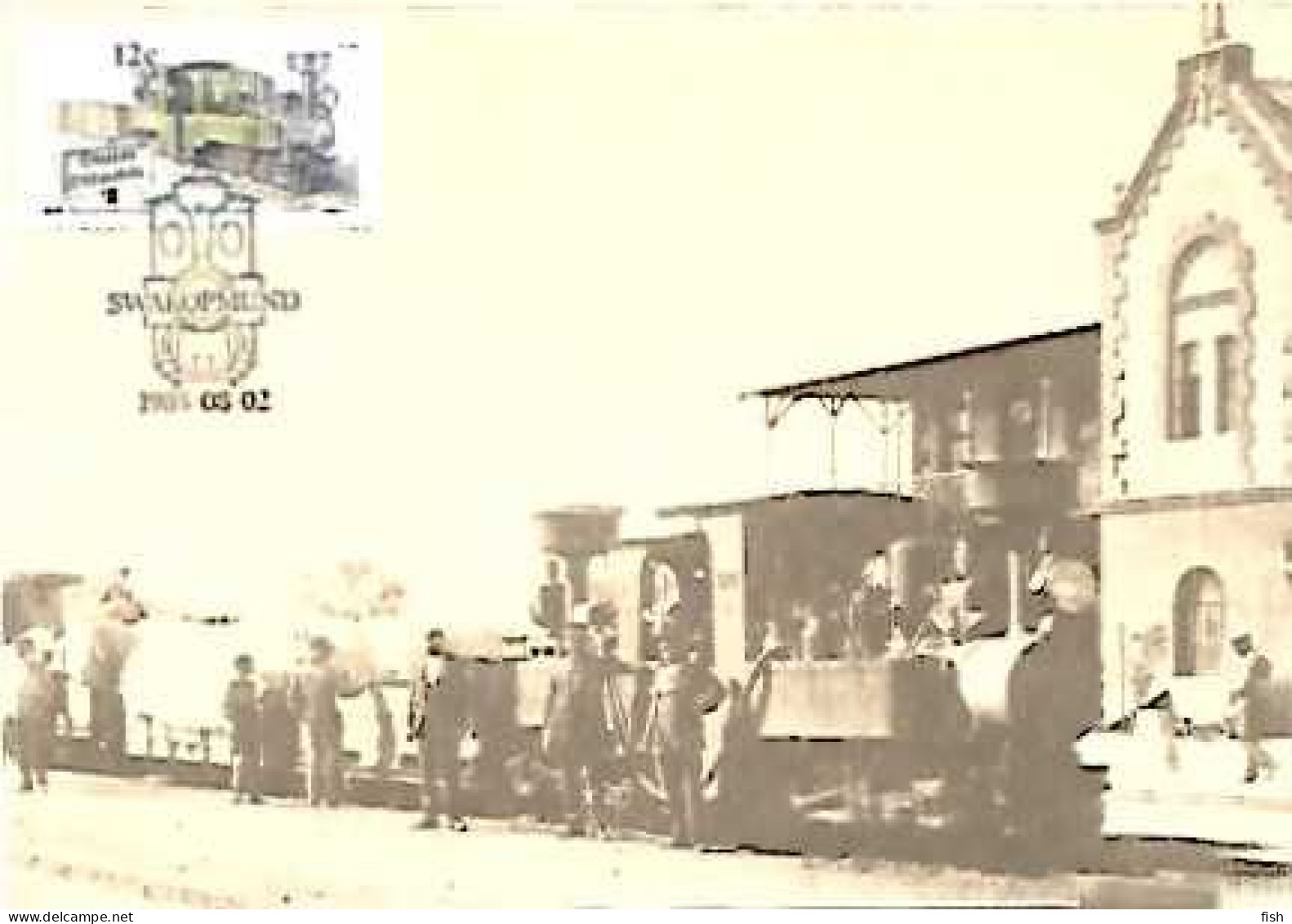 South  Africa & Maximum Card, Narrow-gauge Locomotives, Swakopmund 1985 (78677) - Storia Postale