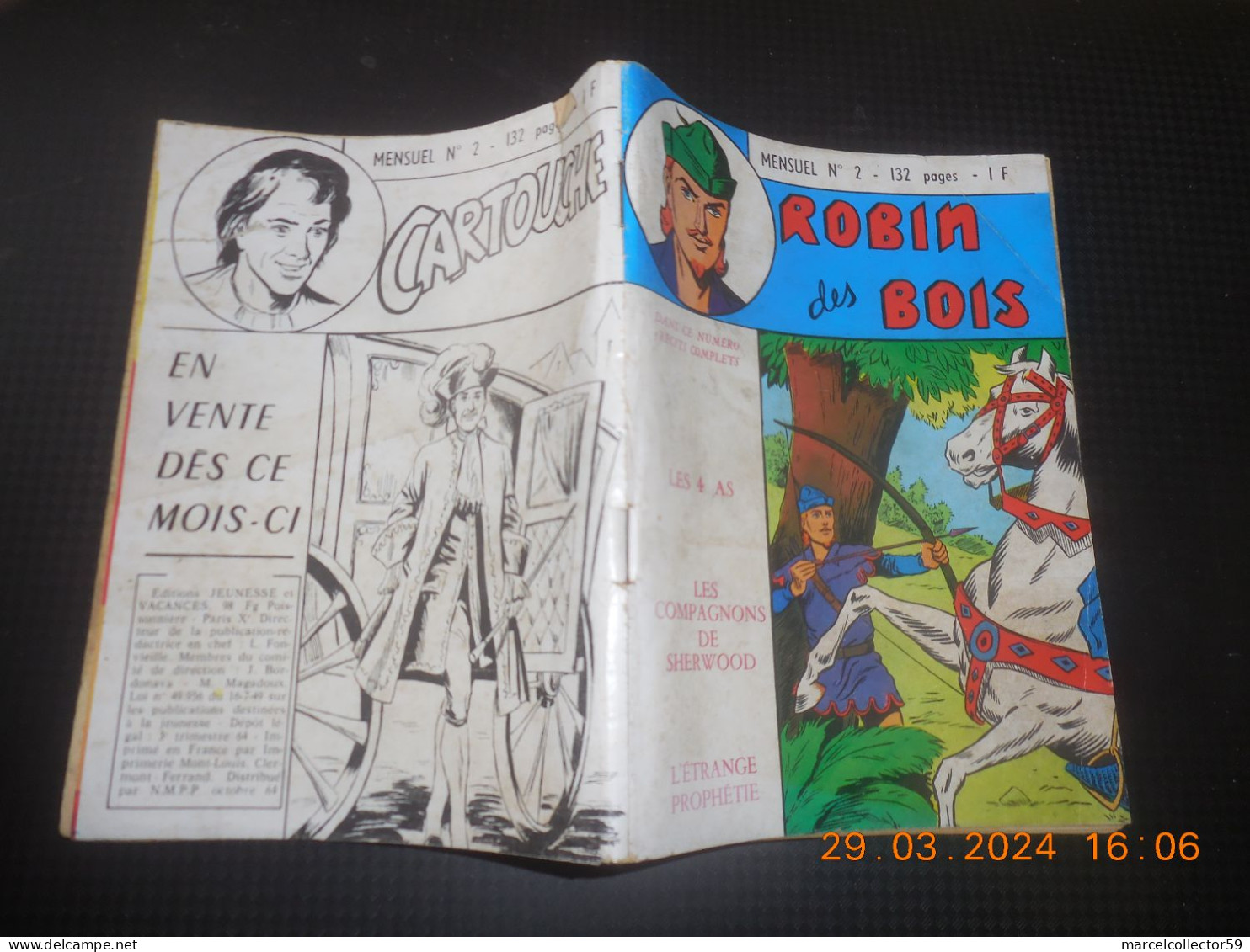 Robin Des Bois N°2 Année 1964 Be - Petit Format