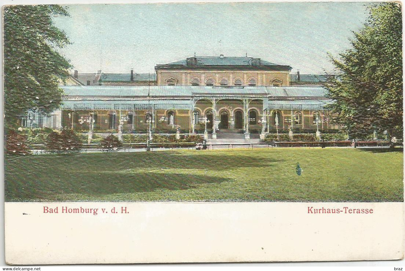 CPA  Bad Homburg Kurhaus Terrasse - Bad Homburg