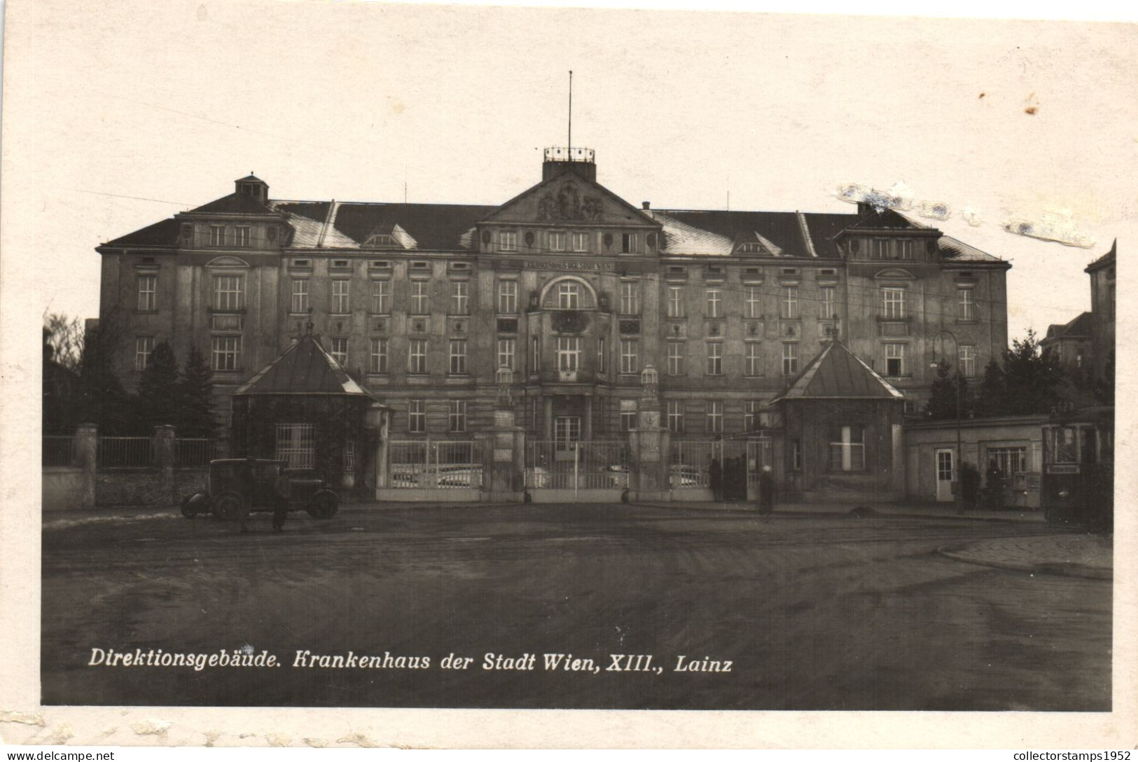 VIENNA, HOSPITAL, ARCHITECTURE, CAR, AUSTRIA, POSTCARD - Wien Mitte