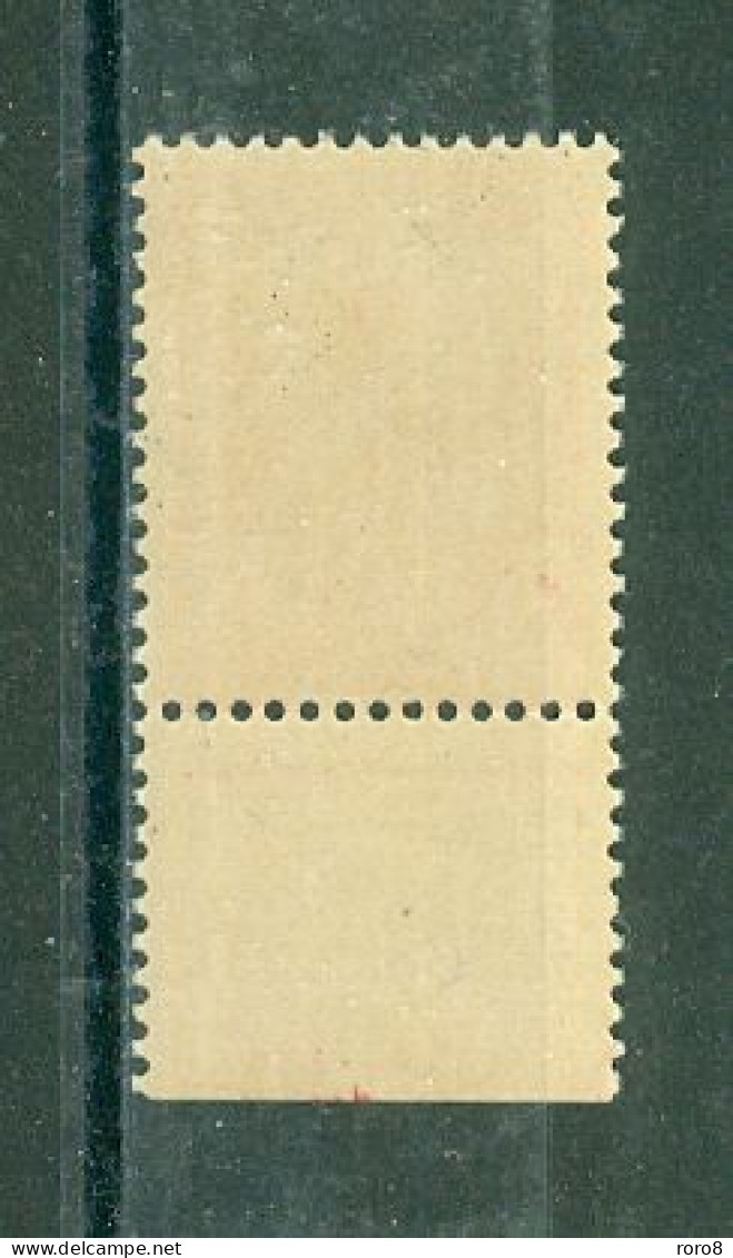 TUNISIE - N°290A** MNH SCAN DU VERSO. Types De 1926-28.  Bas De Feuille. - Neufs