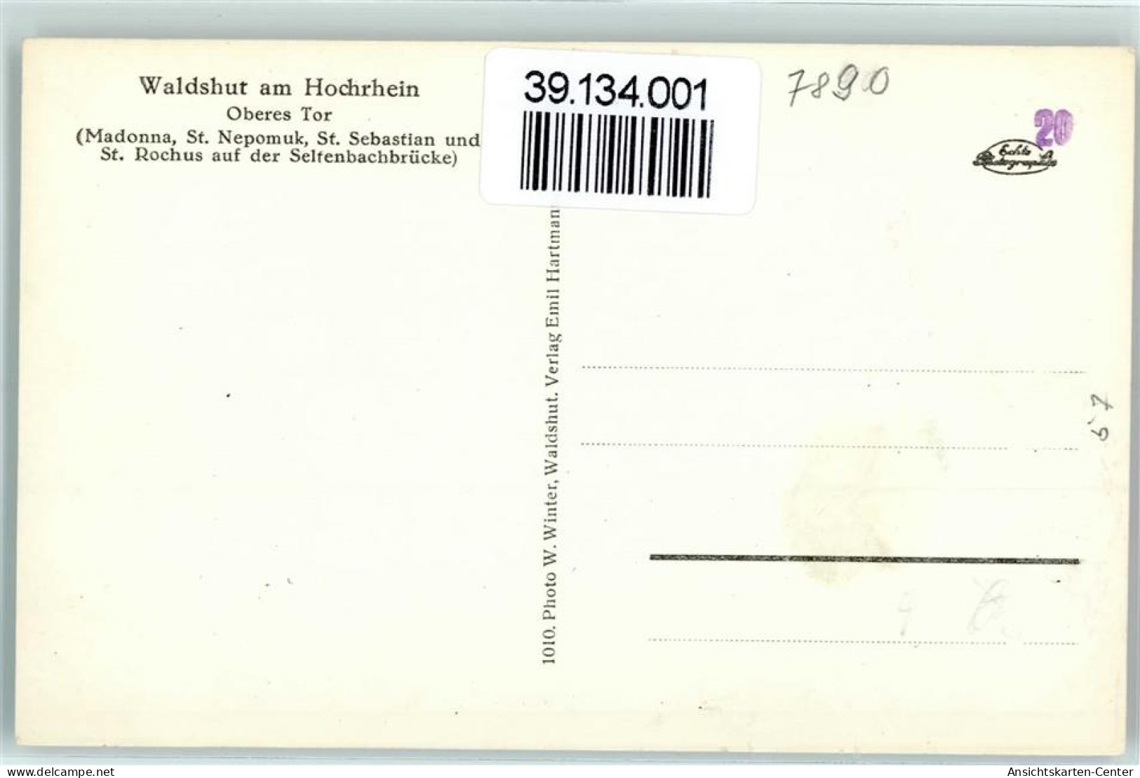 39134001 - Waldshut - Waldshut-Tiengen