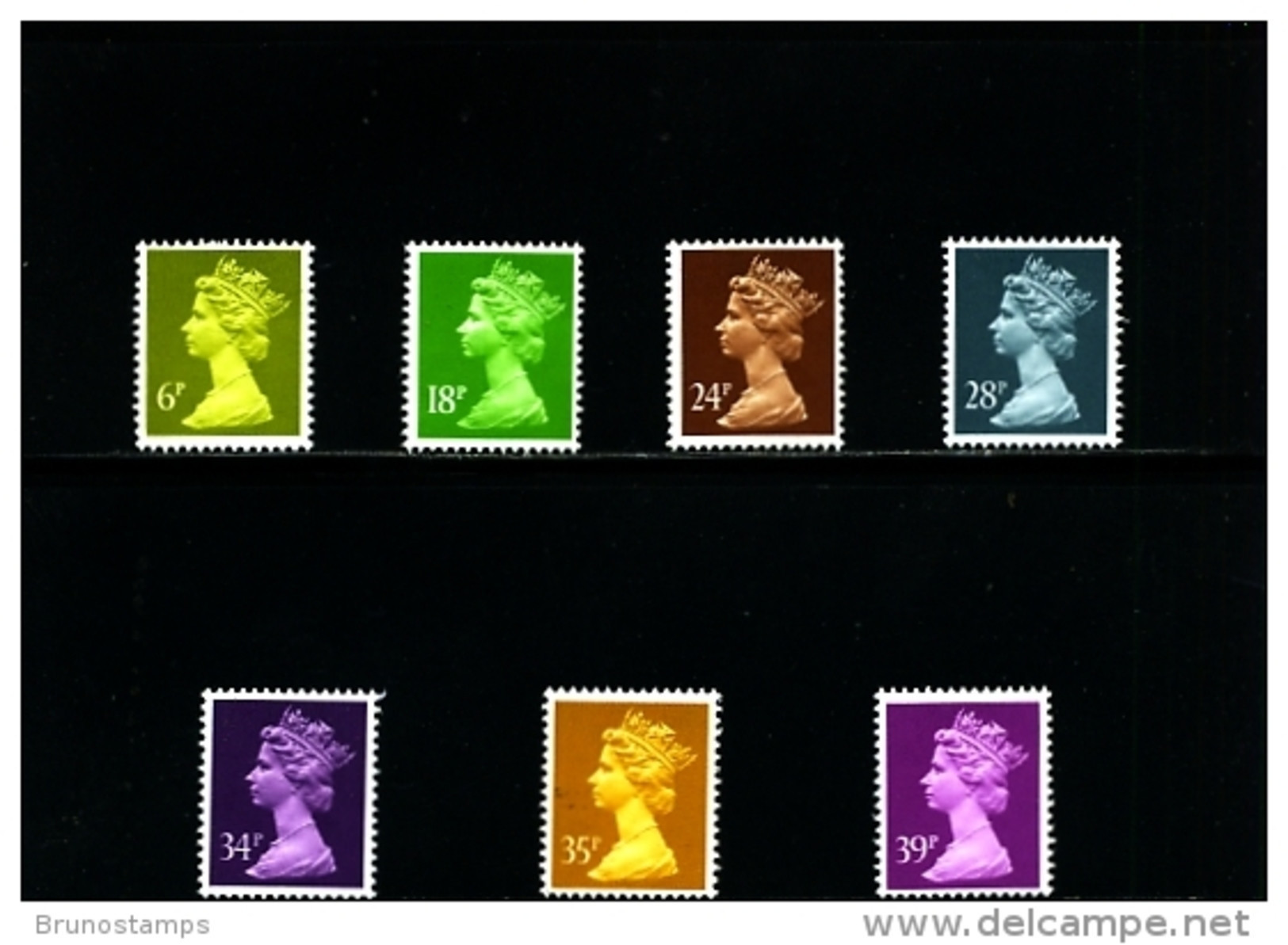 GREAT BRITAIN - 1991  MACHIN   SET  MINT NH - Machins