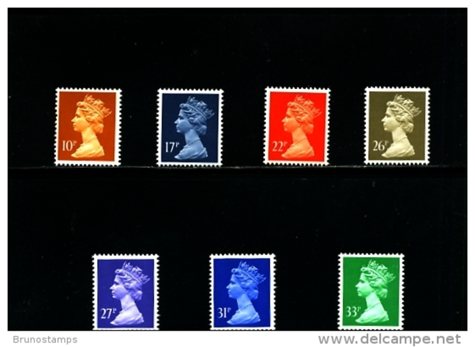 GREAT BRITAIN - 1990  MACHIN  SET  MINT NH - Machin-Ausgaben