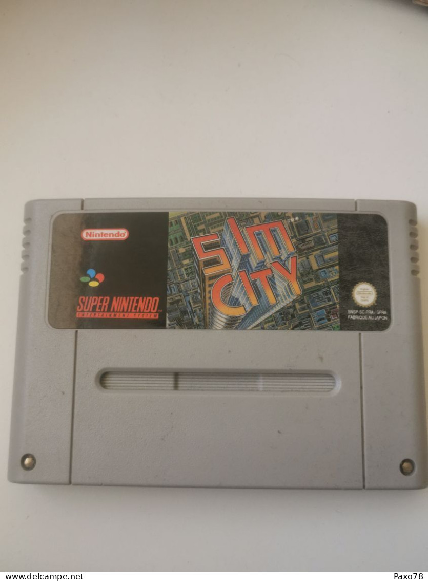 Jeux Super Nintendo, Sim City - Super Nintendo (SNES)