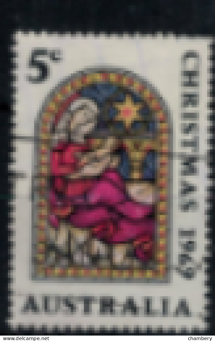 Australie - "Noël : Vitrail De La Nativité" - Oblitéré N° 392 De 1969 - Used Stamps