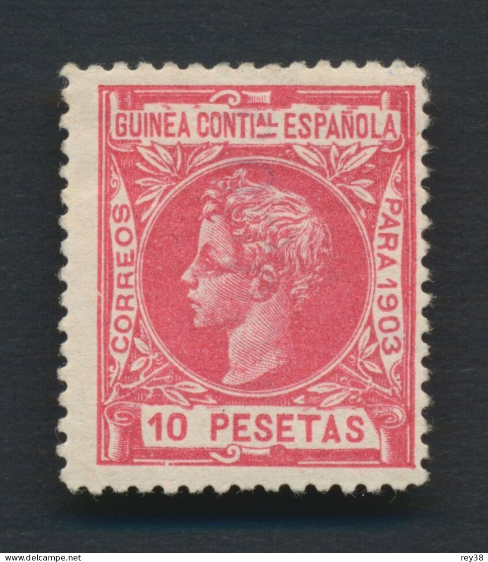 GUINEA 1903. 10 PESETAS. MLH* - Guinea Española