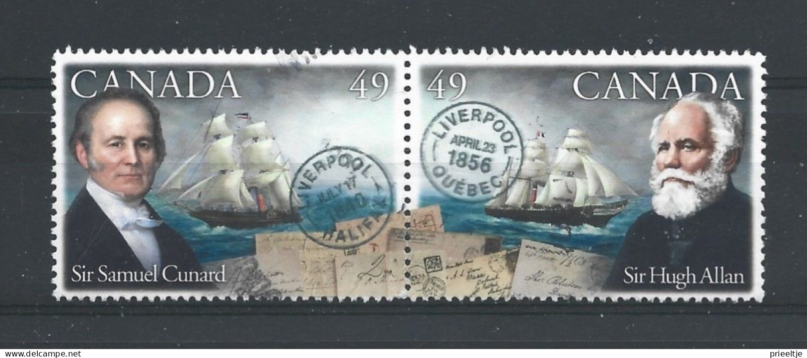 Canada 2004 S. Cunard & Sir Hugh Allan Pair Y.T. 2081/2082 (0) - Used Stamps