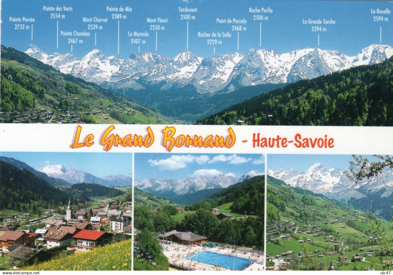 - 74 - LE GRAND-BORNAND (Haute-Savoie) - Altitude 1000 M. - Multi Vues - - Le Grand Bornand