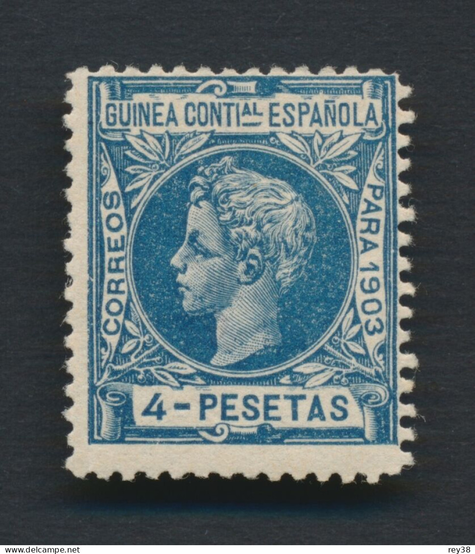 GUINEA 1903. 4 PESETAS. MLH* - Guinea Española