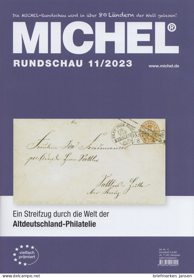 Michel Rundschau 11/2023 - Duits (vanaf 1941)