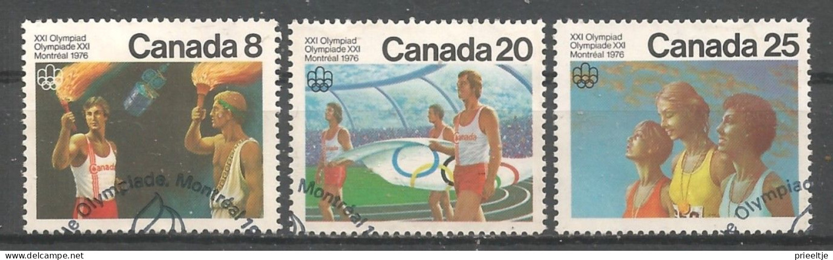 Canada 1976 Ol. Games Montreal Y.T. 604/606 (0) - Oblitérés