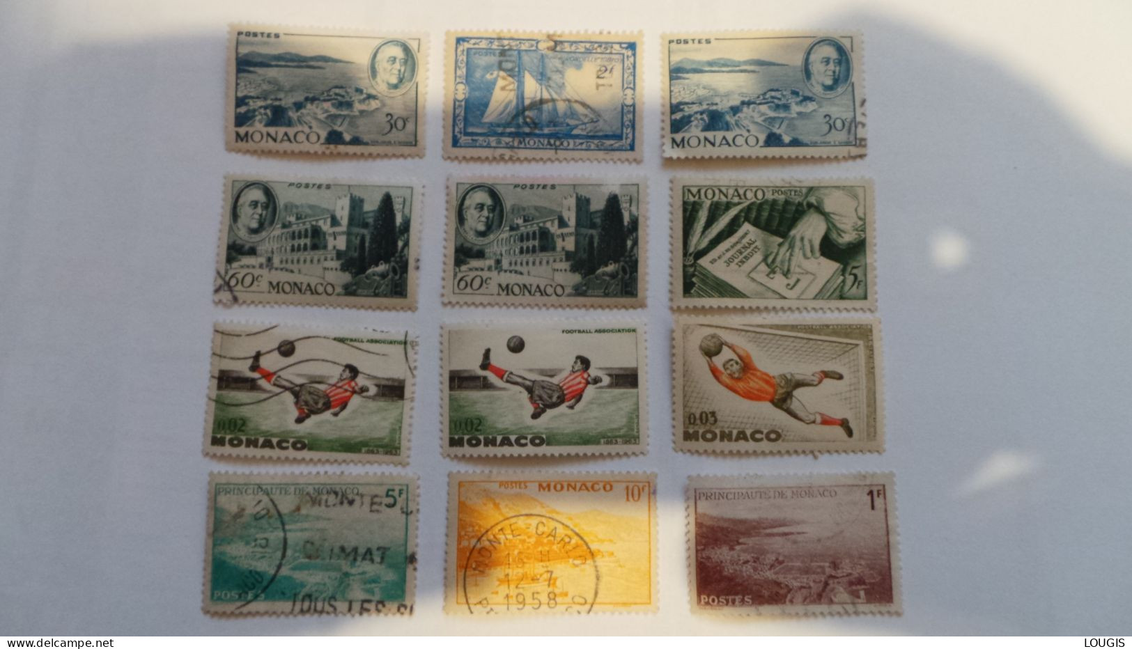 Lot Timbres Monaco - Colecciones & Series