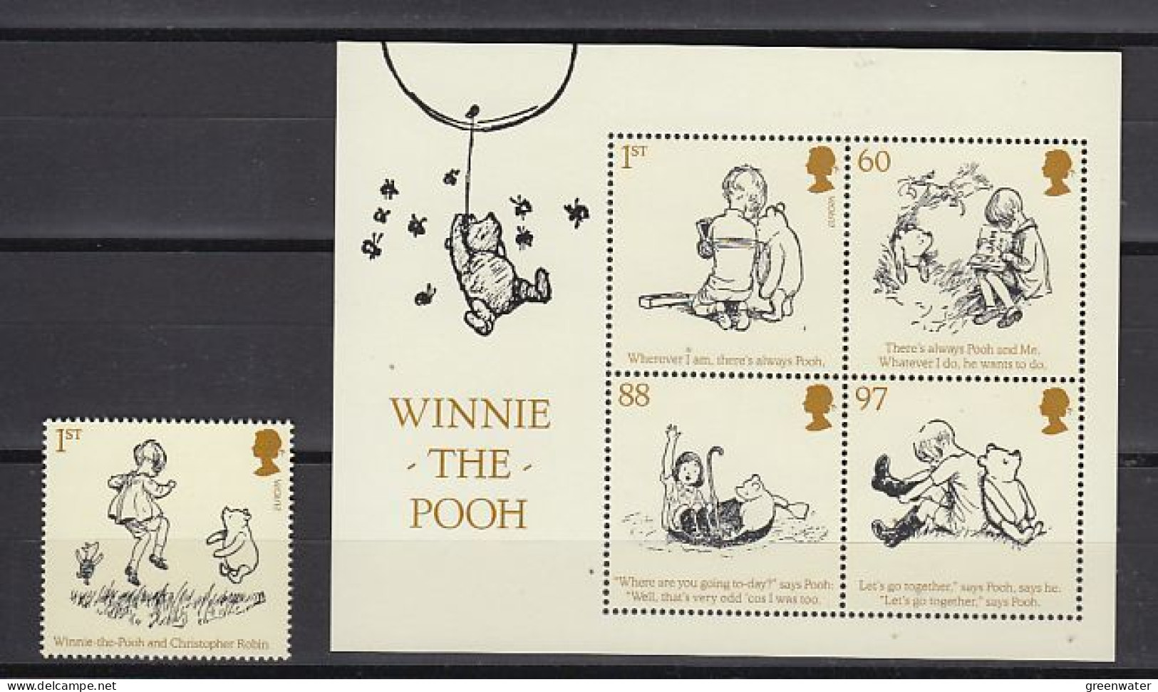 Europa Cept 2010 United Kingdom Winnie The Pooh 1v + M/s ** Mnh (59301) - 2010