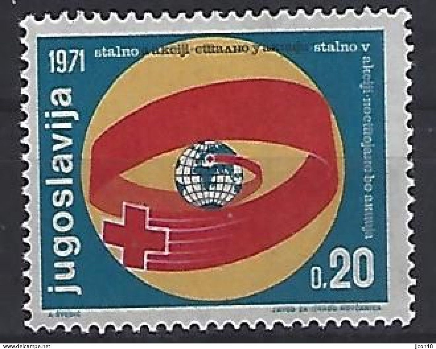 Jugoslavia 1971  Zwangszuschlagsmarken (**) MNH  Mi.40 - Liefdadigheid