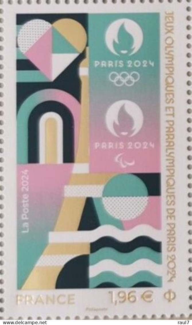 FRANCE 2024 - Jeux Olympiques PARIS 2024 - 1 Val Neuf // Mnh - Eté 2024 : Paris