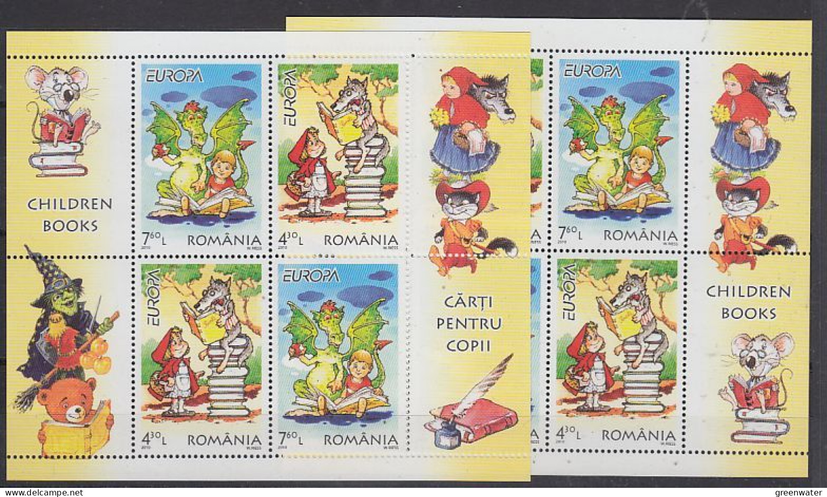 Europa Cept 2010 Romania 2 M/s (2x4v) ** Mnh (59302) - 2010