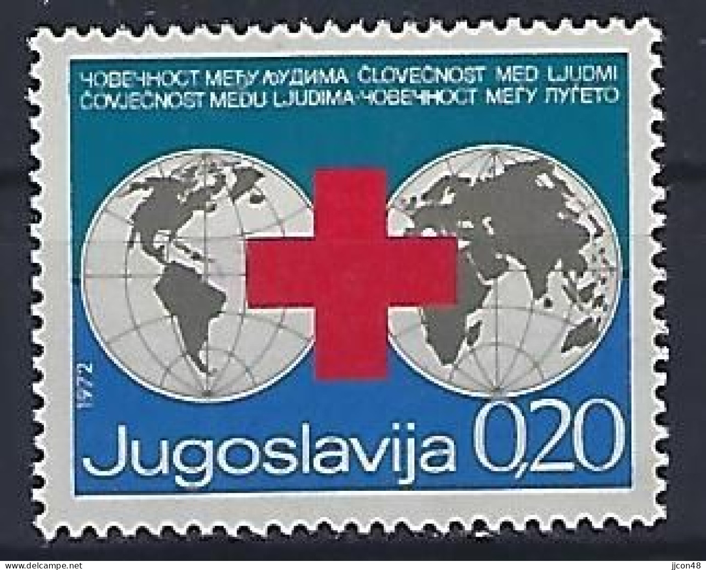 Jugoslavia 1972  Zwangszuschlagsmarken (**) MNH  Mi.42 - Liefdadigheid