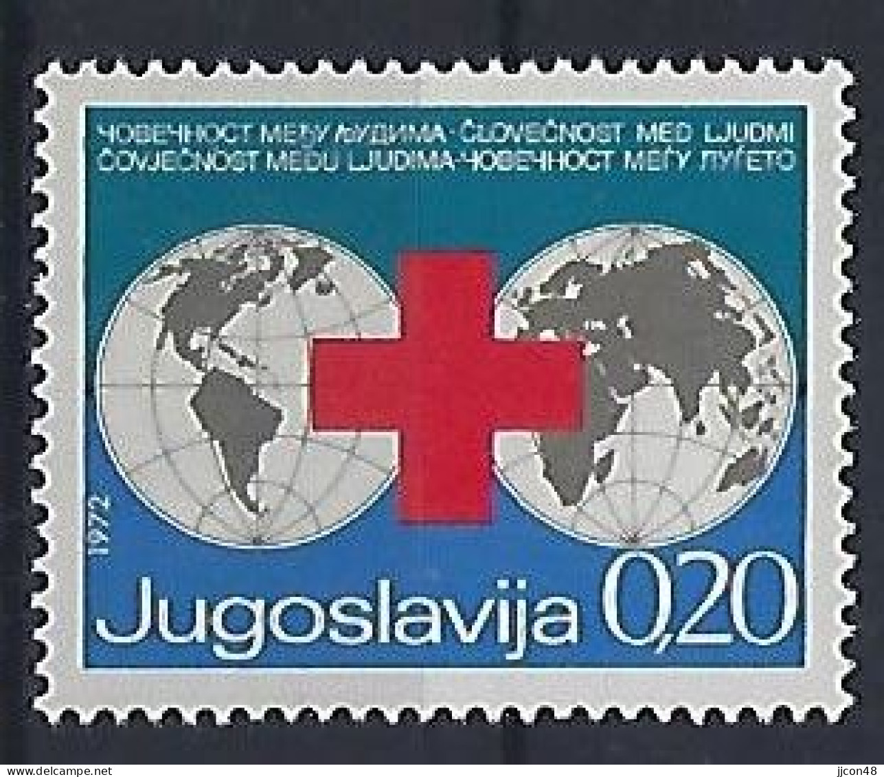 Jugoslavia 1972  Zwangszuschlagsmarken (**) MNH  Mi.42 - Beneficenza