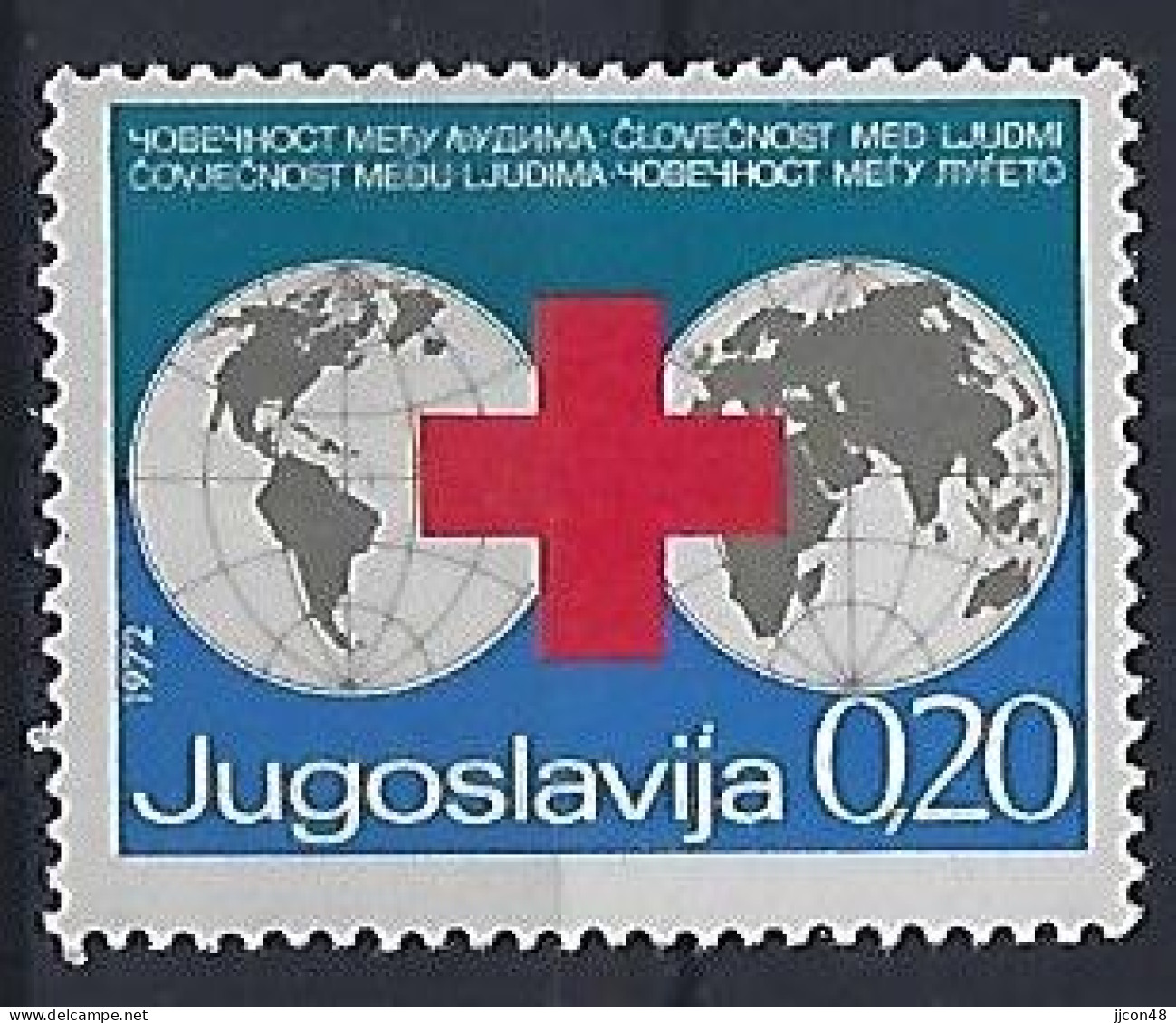 Jugoslavia 1972  Zwangszuschlagsmarken (**) MNH  Mi.42 - Beneficiencia (Sellos De)