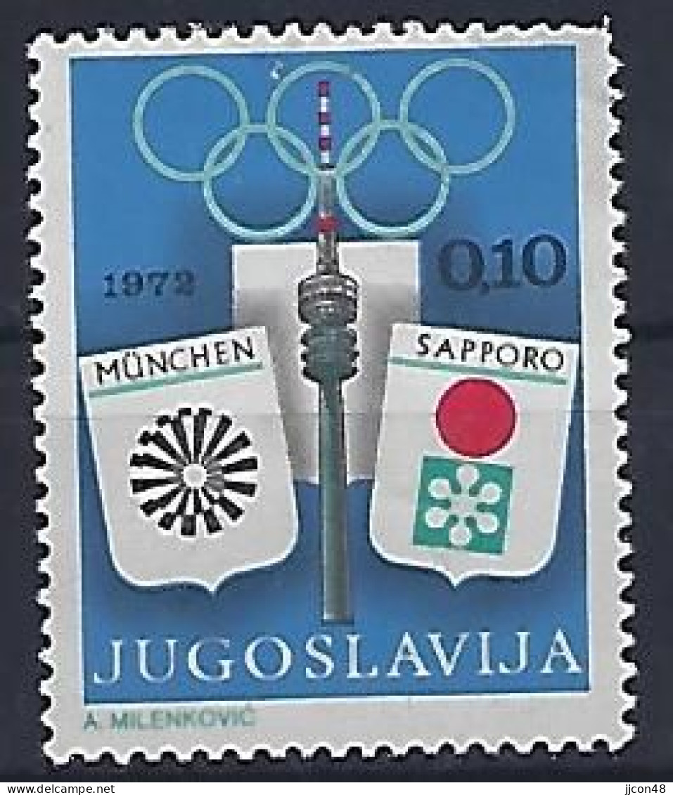 Jugoslavia 1972  Zwangszuschlagsmarken (*) MM  Mi.43 - Liefdadigheid