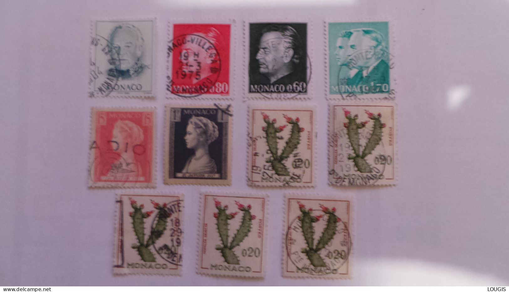 Lot Timbres Monaco - Verzamelingen & Reeksen