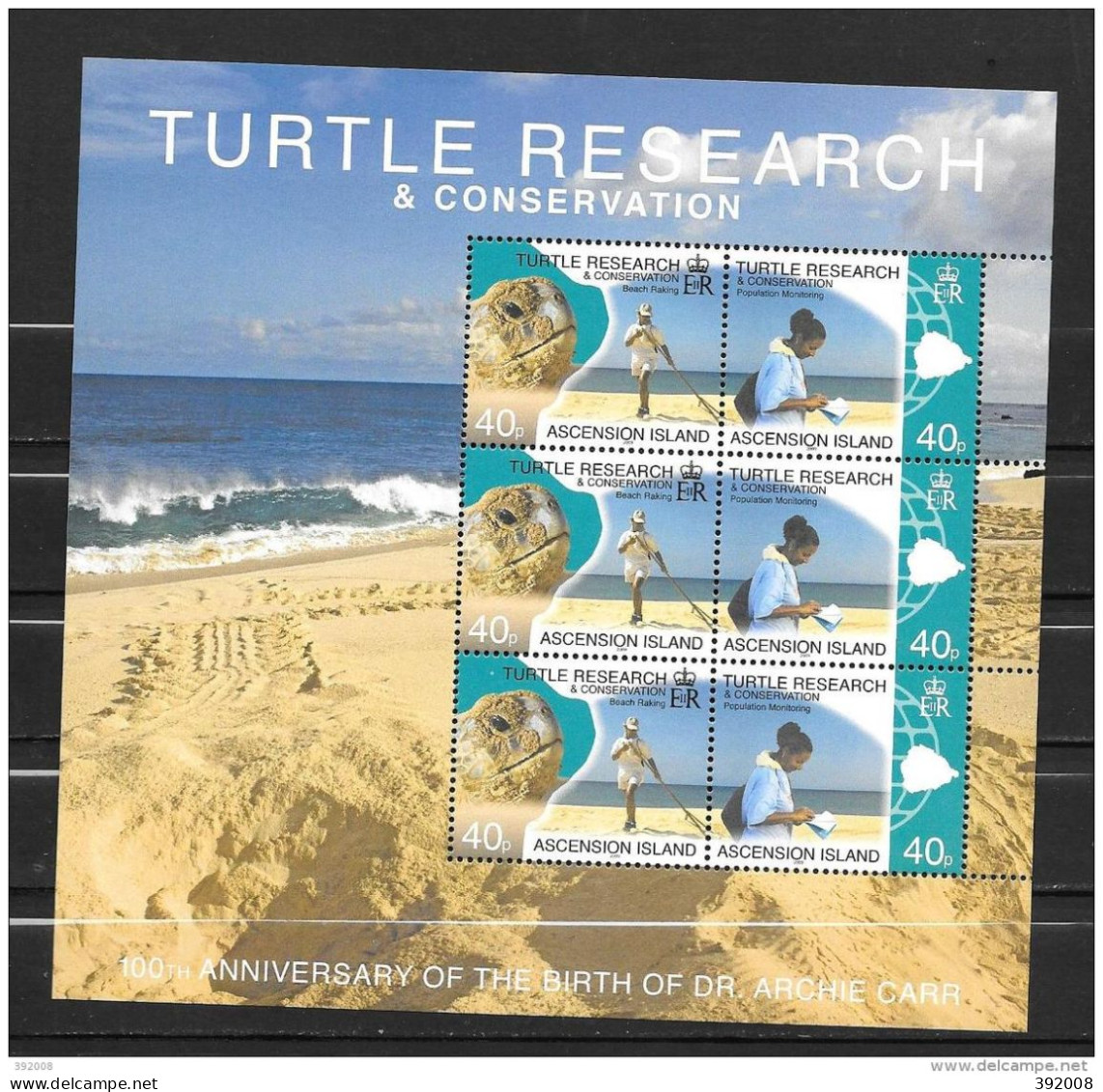 24 - ASCENSION - 988 à 989**MNH - Tortues